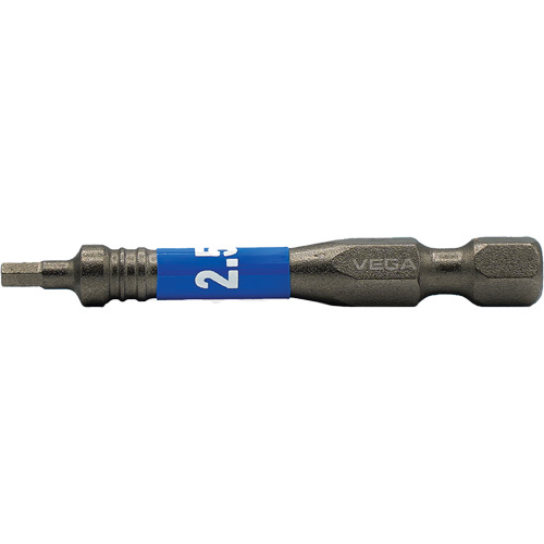 Vega T150H025A Impactech® Power Bit, Hex, 2.5 mm Tip, 1/4" Drive Size, 2" Length - (Each)