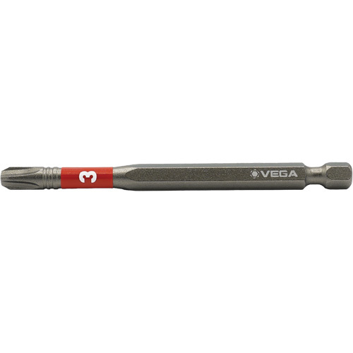 Vega T190P3A Impactech® Power Bit, Phillips, #3 Tip, 1/4" Drive Size, 3-1/2" Length - (Each)