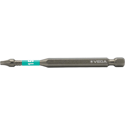 Vega T190T15A Impactech® Power Bit, Torx, T-15 Tip, 1/4" Drive Size, 3-1/2" Length - (Each)