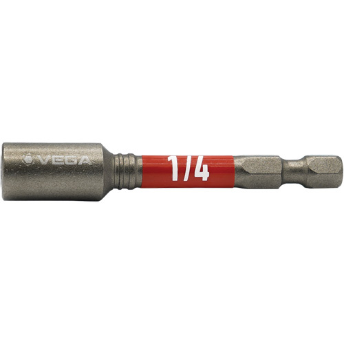 Vega T165MN416 Impactech® Nut Driver, 1/4" Tip, 1/4" Drive, 2-9/16" L, Magnetic - (Each)