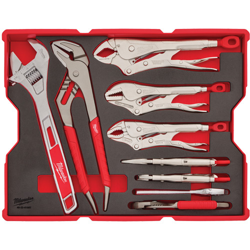 Milwaukee 48-22-0160 Pliers & Wrench Set with Tray for PACKOUT Drawers - (Each)