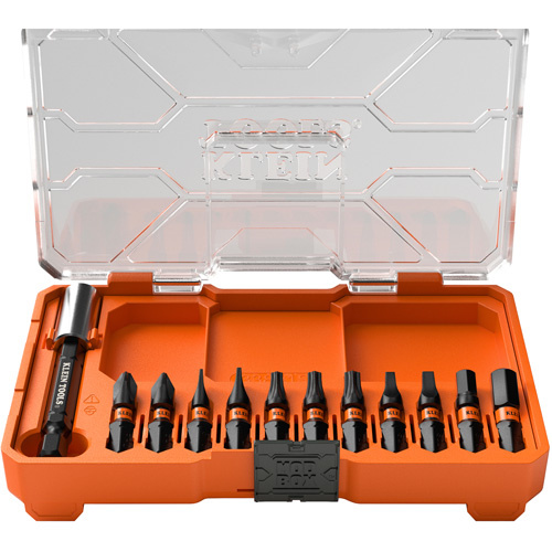 Klein Tools 33801S Slim ProFlex Impact Bit Set, 12 Pcs., Magnetic - (Each)