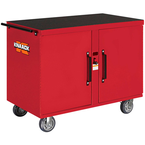 Knaack 63-KL Model 63 Mechanics Chest with Padlock, 8 Drawers, 46-1/4" L x 25" W x 37-1/2" H, Tan - (Each)