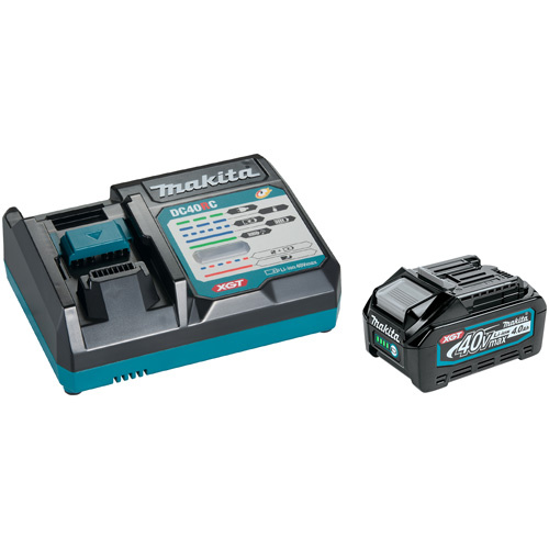 Makita T-05935 40Vmax XGT 4 Ah Battery & Fast Charger Starter Kit, 40 V, Lithium-Ion - (Each)