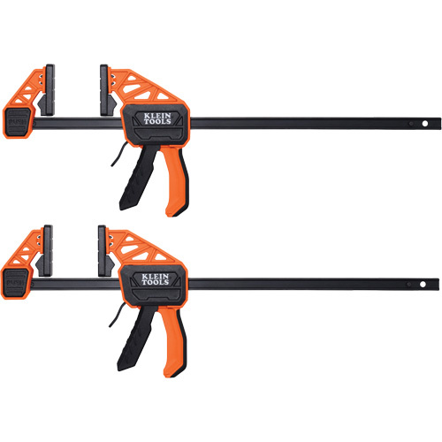 Klein Tools 47551 Speed-Klamp Clamps, 12" (304 mm) - (Pack of 2)