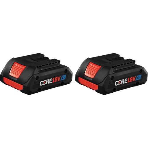 Robert Bosch GBA18V40-2PK CORE18V® Advanced Power Battery, Lithium-Ion, 18 V, 4 A - (Pack of 2)