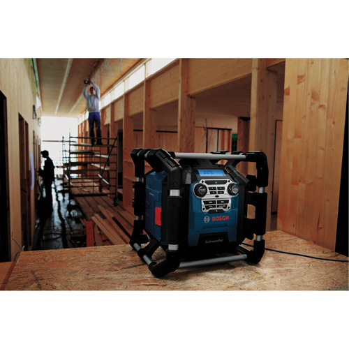 Robert Bosch GPB18V-5CN Jobsite Radio with Bluetooth® 5.0 & Power Station, Lithium-Ion, 18 V - (Each)