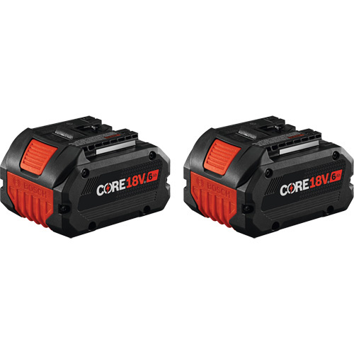 Robert Bosch GBA18V60-2PK CORE18V® High Power Battery, Lithium-Ion, 18 V - (Pack of 2)