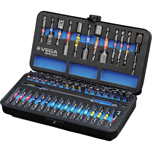 Vega T64-2BX 64-Piece Master Impact Driver Bit Set - (Each)