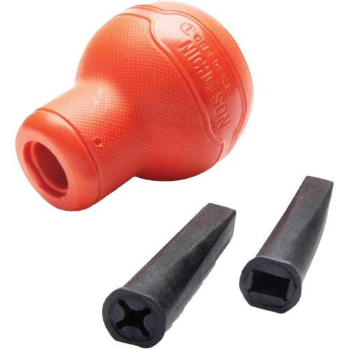 Nicholson By Crescent 21474G Short Round File Handle with Inserts - (Pack of 6)