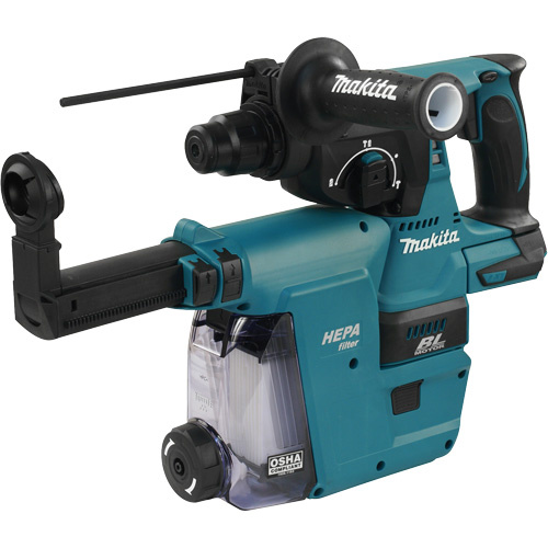 Makita DHR242ZWX SDS-PLUS LXT Brushless Rotary Hammer SDS-PLUS with DX06 (Tool Only), 15/16", 0-4700 BPM, 0-950 RPM, 1.8 ft.-lbs. - (Each)