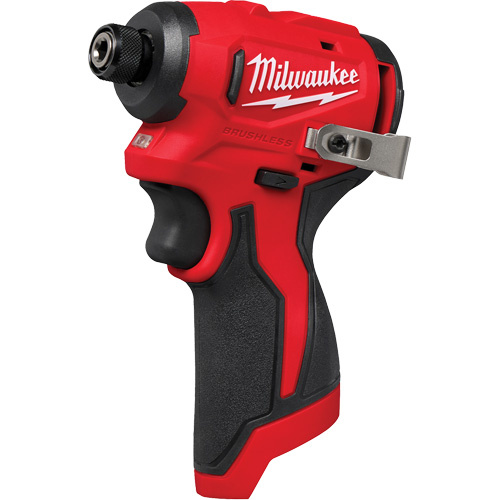 Milwaukee 3450-20 M12 Subcompact Brushless Hex Impact Driver (Tool Only), 1/4", 1100 in-lbs. Max. Torque, 12 V, Lithium-Ion - (Each)