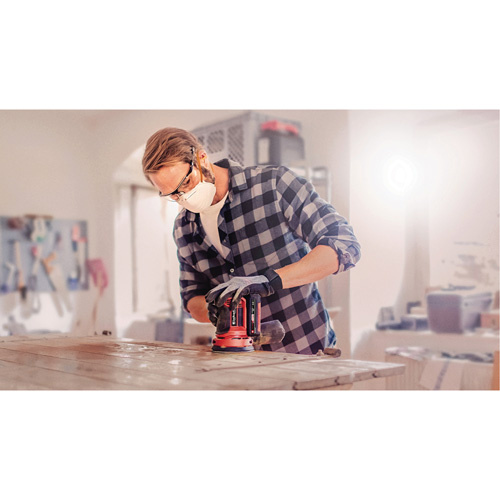 Einhell 4462012 Cordless Random Orbit Sander (Tool Only), 5" Sand Paper, 18 V, 14000 - 22000 OPM - (Each)