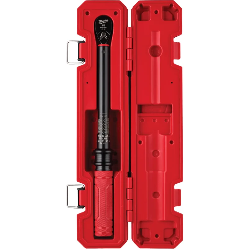Milwaukee 48-22-9202 Torque Wrench, Click, 3/8" Square Drive, 20 - 100 in-lbs/27.1 - 135.6 N.m - (Each)