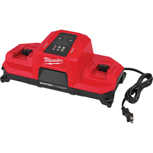 Milwaukee 48-59-1816 M18 Dual Bay Simultaneous Super Charger with 4 Point Mounting, 18 V, Lithium-Ion - (Each)
