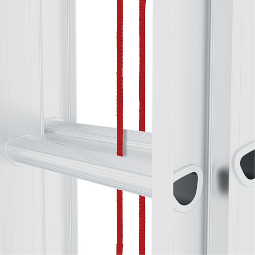 Metaltech E-ELA20T3 Jobsite Series Extension Ladder, 200 lbs. Cap., 20' H, Grade 3 - (Each)