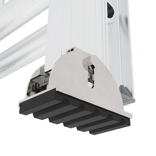 Metaltech E-ELA20T2 Jobsite Series Extension Ladder, 225 lbs. Cap., 20' H, Grade 2 - (Each)